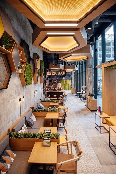 Phong cách thiết kế quán cà phê nhiệt đới pha đôi nét đương đại