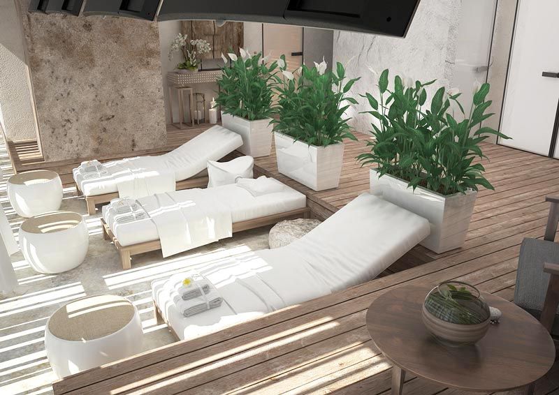 Không gian nội thất xanh ngày càng được ưa chuộng trong thiết kế spa