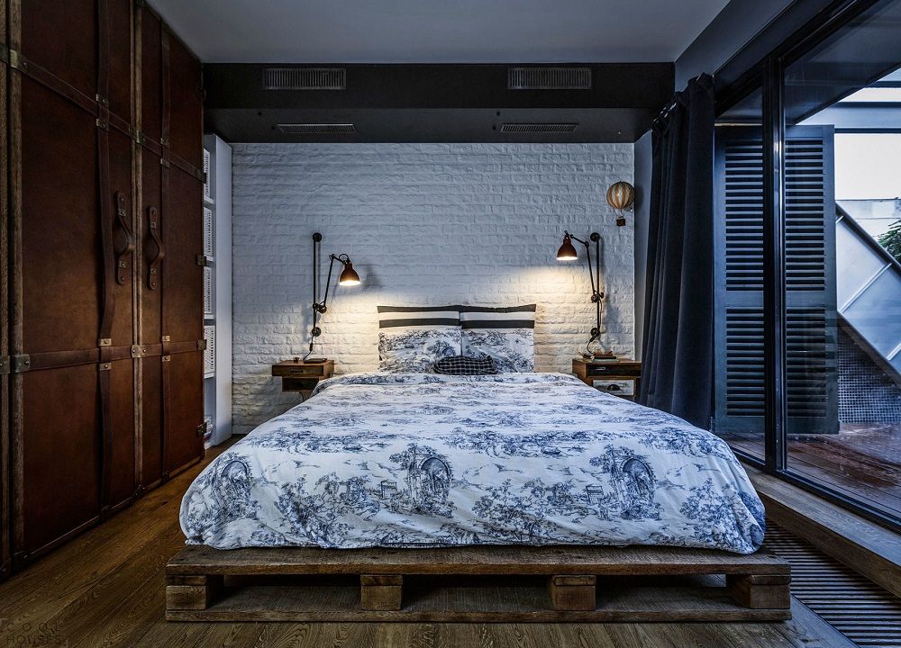 Phòng ngủ phong cách thiết kế mộc mạc mang vẻ đẹp tự nhiên