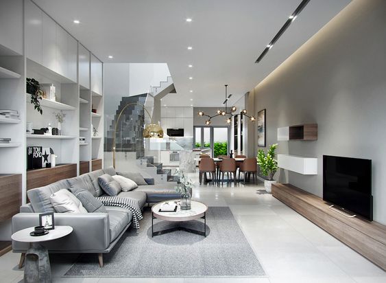 Phong cách thiết kế nội thất chung cư hiện đại được ưa chuộng